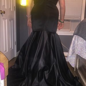 Black formal gown